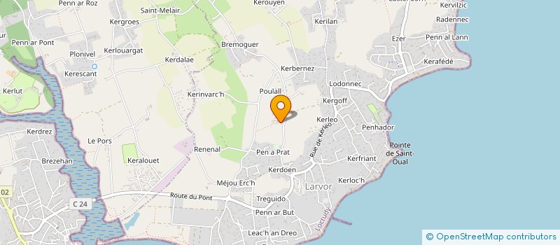 localisation de l'entreprise ETABLISSEMENT QUEFFURUS à LOCTUDY
