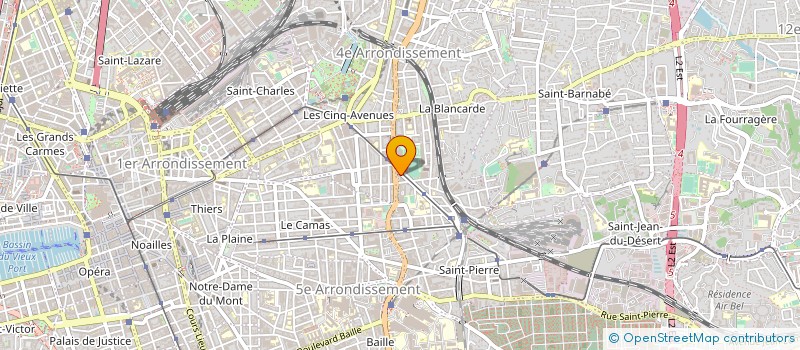 localisation de l'entreprise ETABLISSEMENT R.RIPERT à MARSEILLE 4EME