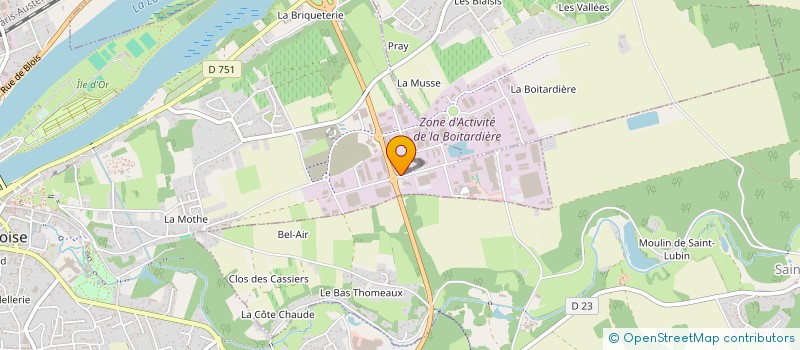 localisation de l'entreprise ETABLISSEMENT RABOT FRERES à AMBOISE