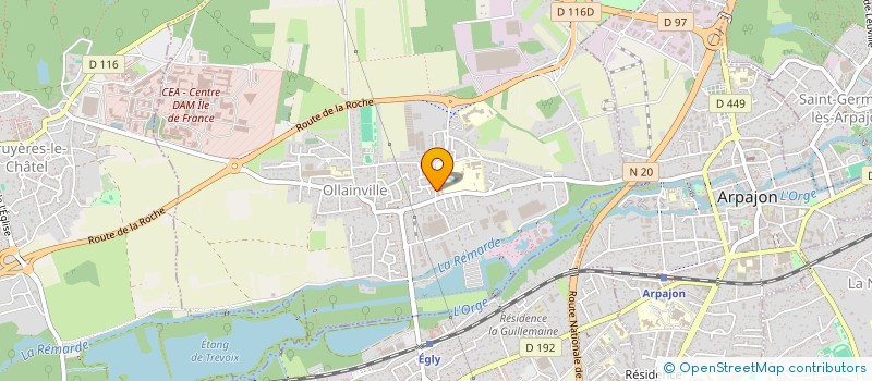 localisation de l'entreprise ETABLISSEMENT REG ENSEIGNEMENT ADAPTE à OLLAINVILLE