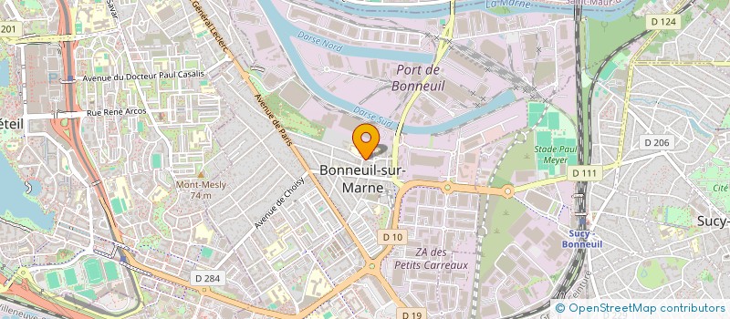 localisation de l'entreprise ETABLISSEMENT REGIONAL D'ENSEIGNEMENT ADAPTE STENDHAL à BONNEUIL-SUR-MARNE