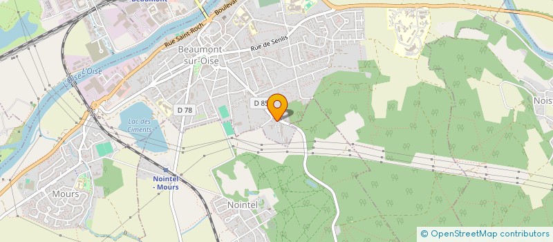 localisation de l'entreprise ETABLISSEMENT REGIONAL ENSEIGNEMENT ADAPTE FRANCOISE DOLTO à BEAUMONT-SUR-OISE