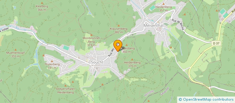 localisation de l'entreprise ETABLISSEMENT REISER J  SOUCHT