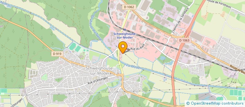 localisation de l'entreprise ETABLISSEMENT REMY MEDER à SCHWEIGHOUSE-SUR-MODER