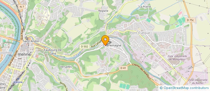 localisation de l'entreprise ETABLISSEMENT RIBAS ET FILS à VIENNE