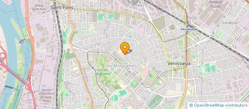 localisation de l'entreprise ETABLISSEMENT ROBERT - LUZ  VENISSIEUX