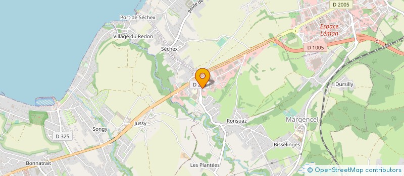 localisation de l'entreprise ETABLISSEMENT SAUNIER à MARGENCEL