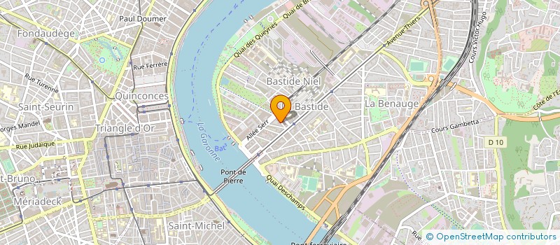 localisation de l'entreprise ETABLISSEMENT SAUTER à BORDEAUX