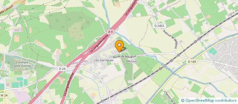 localisation de l'entreprise ETABLISSEMENT SCOLAIRE PROTESTANT EVANGELIQUE ET DE RESSOURCES EDUCATIVES à SAINT-AUNES