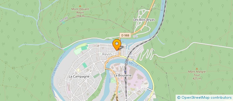 localisation de l'entreprise ETABLISSEMENT SEHEL à REVIN