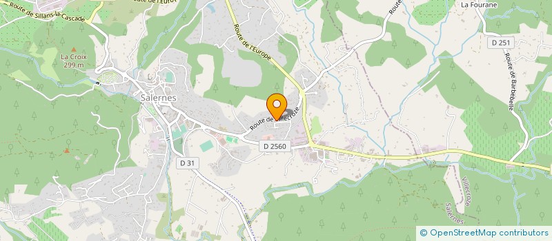 localisation de l'entreprise ETABLISSEMENT SERVICE D'AIDE PAR LE TRAVAIL DU HAUT VAR à SALERNES