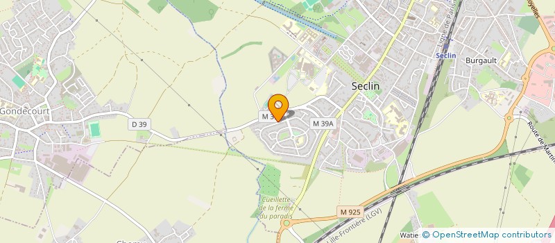 localisation de l'entreprise ETABLISSEMENT SULMAN  SECLIN