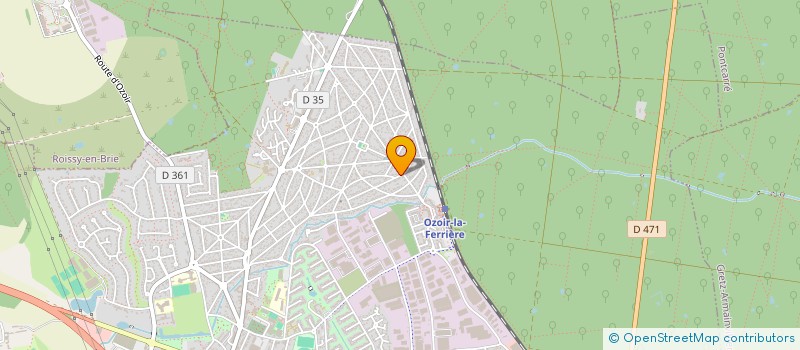localisation de l'entreprise ETABLISSEMENT TERRAO SE à OZOIR-LA-FERRIERE