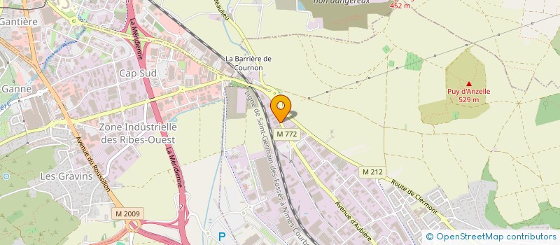 localisation de l'entreprise ETABLISSEMENT THIERRY MALLET  COURNON-D'AUVERGNE