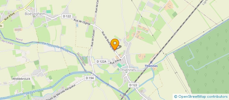 localisation de l'entreprise ETABLISSEMENT THUMEREL à THIENNES