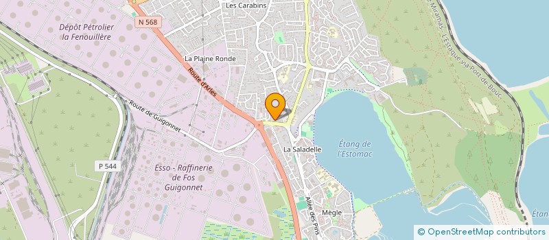 localisation de l'entreprise ETABLISSEMENT VANNOZZI PASQUALE à FOS-SUR-MER