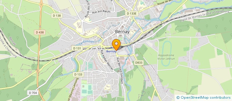 localisation de l'entreprise ETABLISSEMENT VARIN PICHON à BERNAY