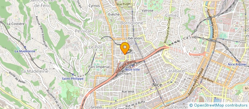 localisation de l'entreprise ETABLISSEMENT VASTA à NICE