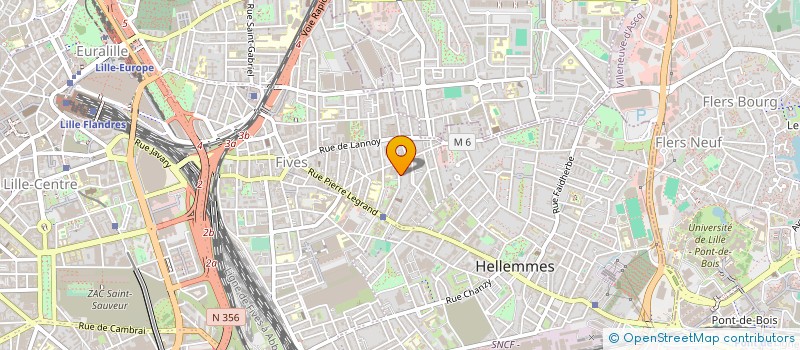 localisation de l'entreprise ETABLISSEMENT VINCENT à LILLE