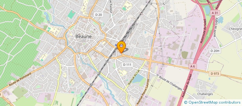 localisation de l'entreprise ETABLISSEMENT ZANOTTI-AUFFRAY SARL à BEAUNE