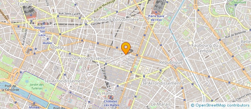 localisation de l'entreprise ETABLISSEMENT ZERTEX  PARIS