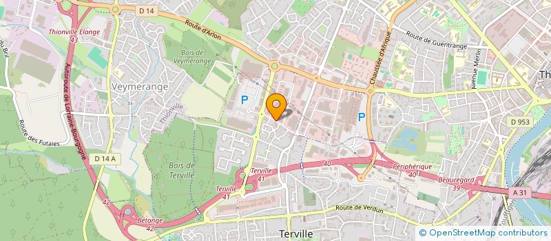 localisation de l'entreprise ETABLISSEMENT ZIMMER à TERVILLE