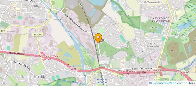 localisation de l'entreprise ETABLISSEMENTS 3 F  AUBY