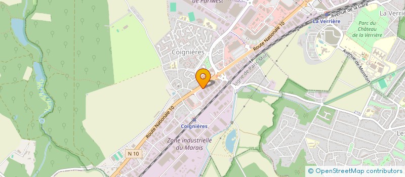 localisation de l'entreprise ETABLISSEMENTS A BECKER à COIGNIERES