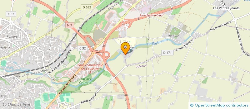 localisation de l'entreprise ETABLISSEMENTS A CHARRA à VALENCE