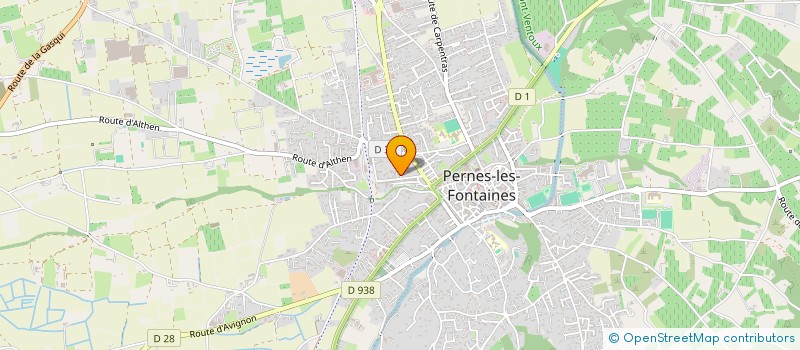 localisation de l'entreprise ETABLISSEMENTS A. COLUS à PERNES-LES-FONTAINES