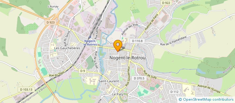 localisation de l'entreprise ETABLISSEMENTS A. COULON à NOGENT-LE-ROTROU
