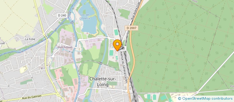 localisation de l'entreprise ETABLISSEMENTS A. PATARD à CHALETTE-SUR-LOING