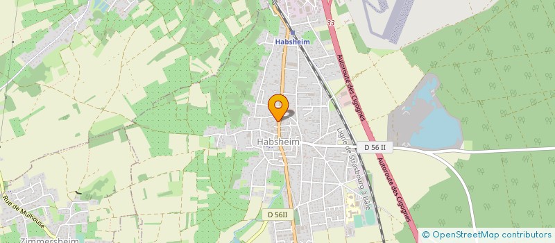 localisation de l'entreprise ETABLISSEMENTS A. REYMANN ET FILS à HABSHEIM