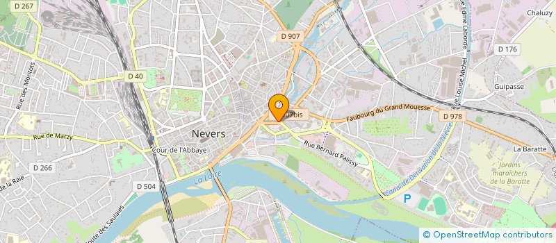 localisation de l'entreprise ETABLISSEMENTS A. ROBERT ET COMPAGNIE à NEVERS
