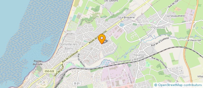localisation de l'entreprise ETABLISSEMENTS AGREX à DONVILLE-LES-BAINS