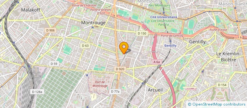 localisation de l'entreprise ETABLISSEMENTS AIVLYS à MONTROUGE