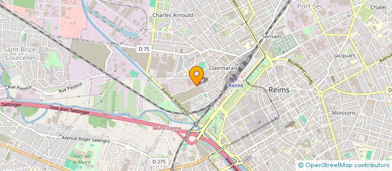 localisation de l'entreprise ETABLISSEMENTS ALAIN COMPAS à REIMS