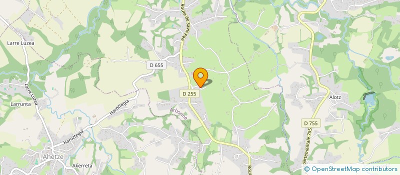 localisation de l'entreprise ETABLISSEMENTS ALAIN DAGUERRE  ARBONNE