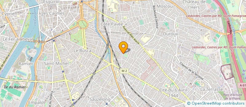 localisation de l'entreprise ETABLISSEMENTS ALAIN TRAININI à TOULOUSE
