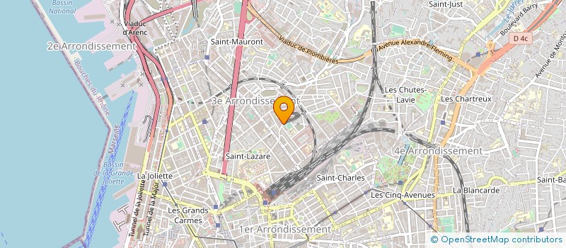 localisation de l'entreprise ETABLISSEMENTS ALBERT ET FILS  ROQUEVAIRE