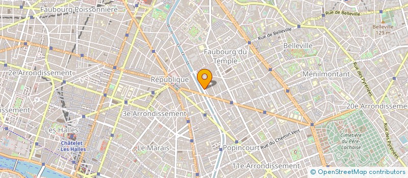 localisation de l'entreprise ETABLISSEMENTS ALBERT LEGRAND à PARIS