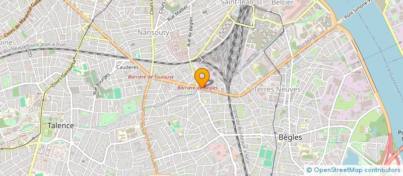 localisation de l'entreprise ETABLISSEMENTS ALBERT PREMIER à BORDEAUX