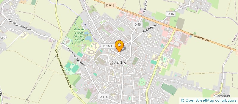 localisation de l'entreprise ETABLISSEMENTS ALFRED MELAYERS  CAUDRY