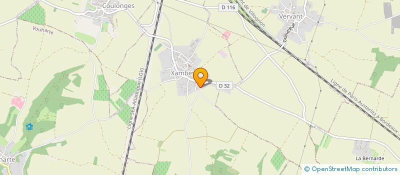 localisation de l'entreprise ETABLISSEMENTS ALLAFORT SARL à SAINT-AMANT-DE-BOIXE