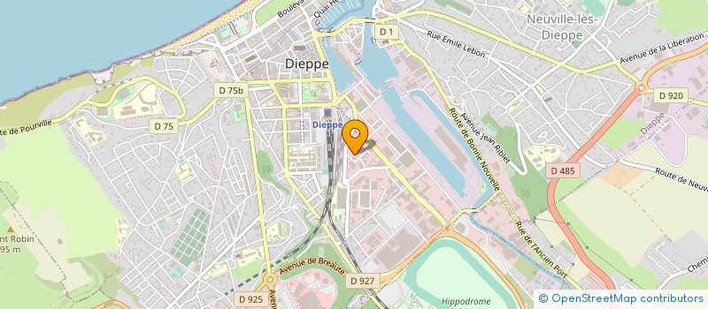 localisation de l'entreprise ETABLISSEMENTS ALLAIS PERE ET FILS à DIEPPE