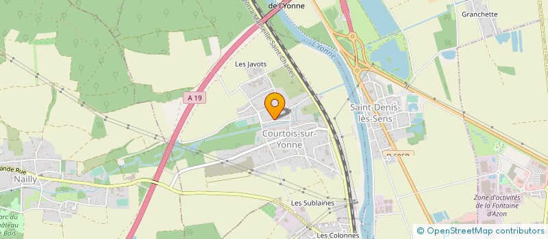 localisation de l'entreprise ETABLISSEMENTS ALLARD à SALIGNY