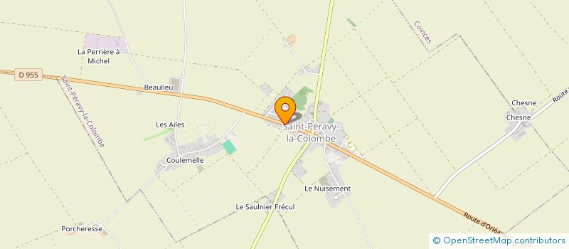 localisation de l'entreprise ETABLISSEMENTS ALLEZY ET COMPAGNIE  SAINT-PERAVY-LA-COLOMBE