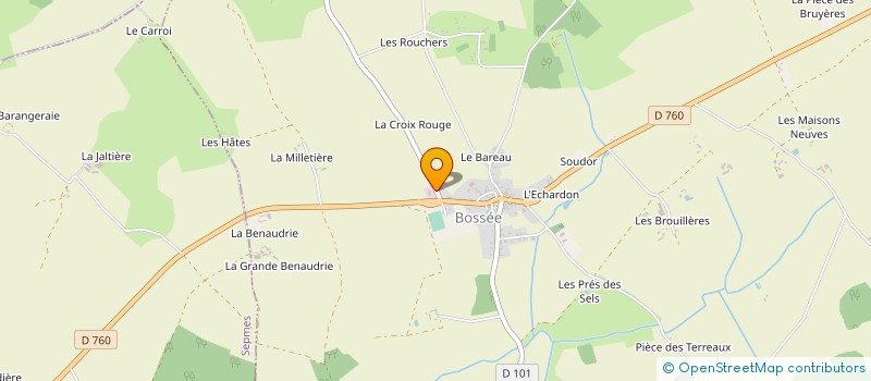 localisation de l'entreprise ETABLISSEMENTS ANDRE à MANTHELAN