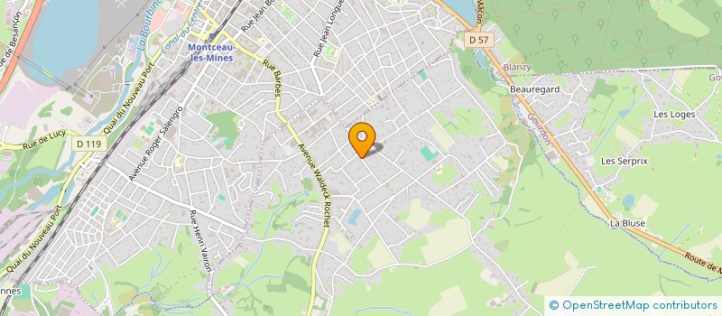 localisation de l'entreprise ETABLISSEMENTS ANDRE AUBOEUF  SAINT-VALLIER