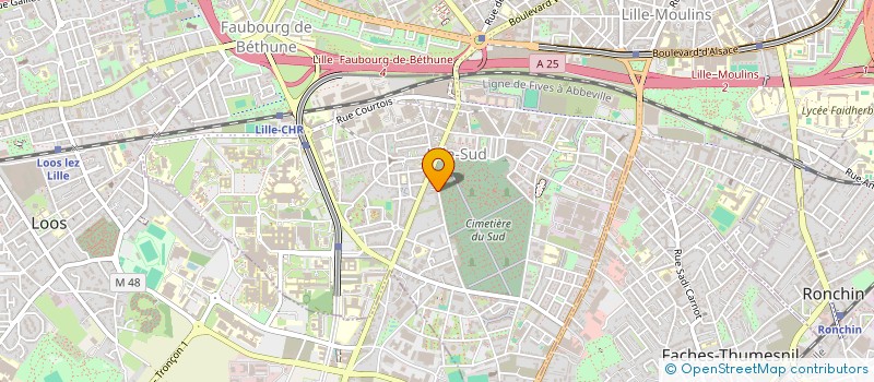 localisation de l'entreprise ETABLISSEMENTS ANDRE BASKOFF à LILLE